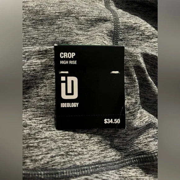 NWT Ideology Women’s Space-Dye Pull-On Crop Leggings L - Picture 3 of 3